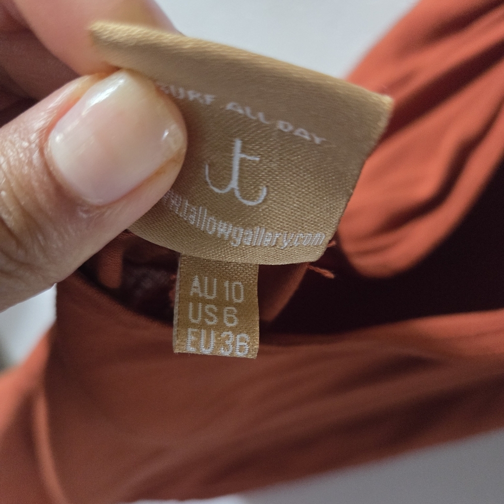 Tallow Xx Free People Copper Halter Dress - Picture 7 of 8